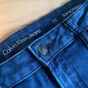 Calvin Klein Slim Boyfriend Jeans size 12